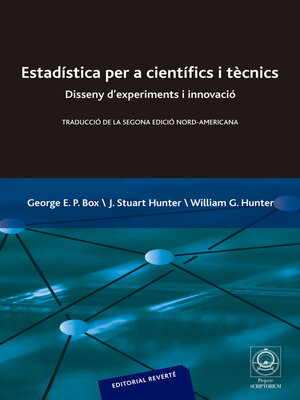 cover image of Estadística per a científics i tècnics